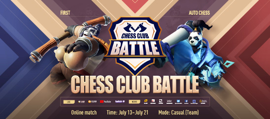 Register for the first Chess Club Battle now!